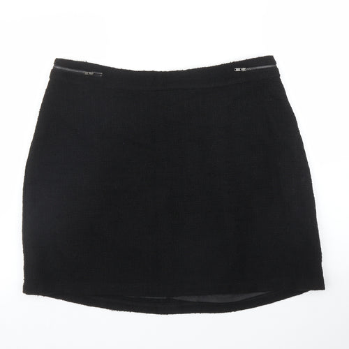 Preworn Womens Black   Straight & Pencil Skirt Size L