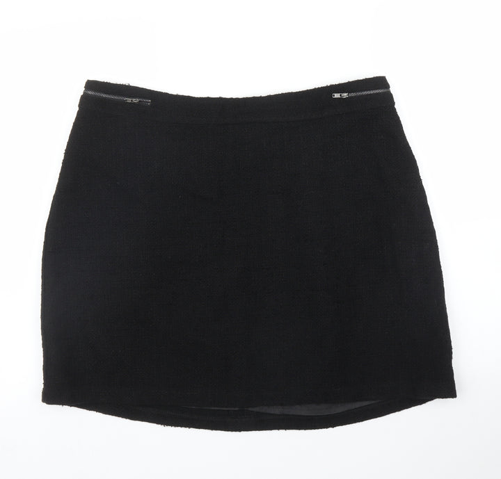 Preworn Womens Black Straight & Pencil Skirt Size L