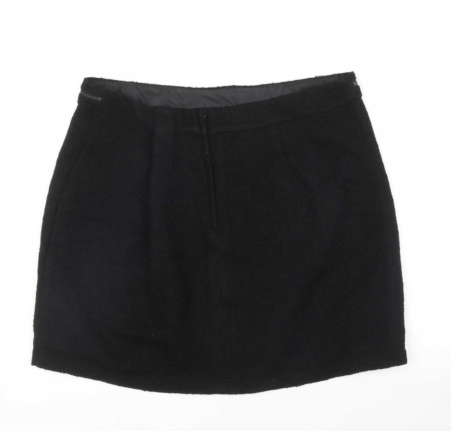 Preworn Womens Black   Straight & Pencil Skirt Size L