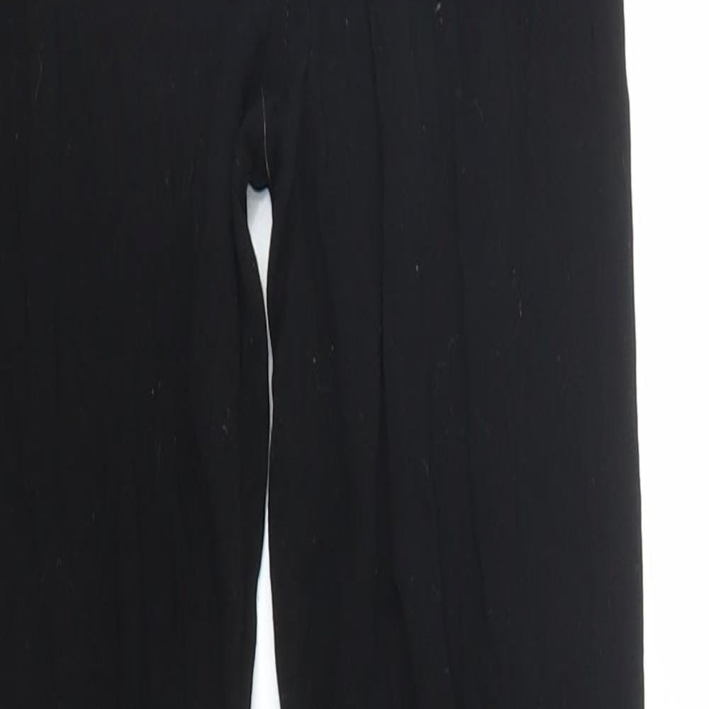 PRETTYLITTLETHING Womens Black   Carrot Leggings Size 10 L26 in