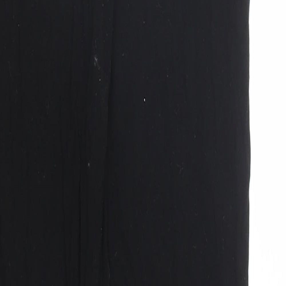 PRETTYLITTLETHING Womens Black   Carrot Leggings Size 10 L26 in