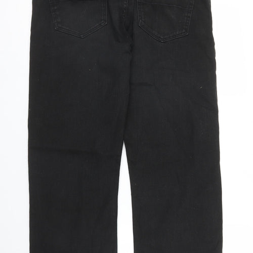 M&S Mens Black  Denim Sweatpants Trousers Size 34 in L29 in