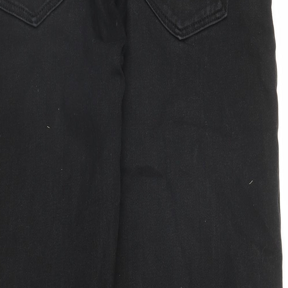 M&S Mens Black  Denim Sweatpants Trousers Size 34 in L29 in