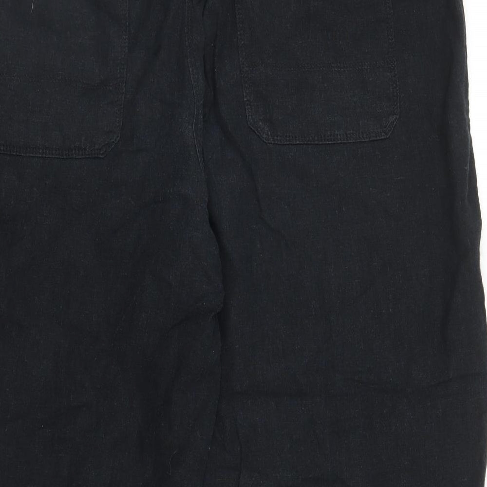 M&S Womens Blue   Capri Trousers Size 20 L22 in