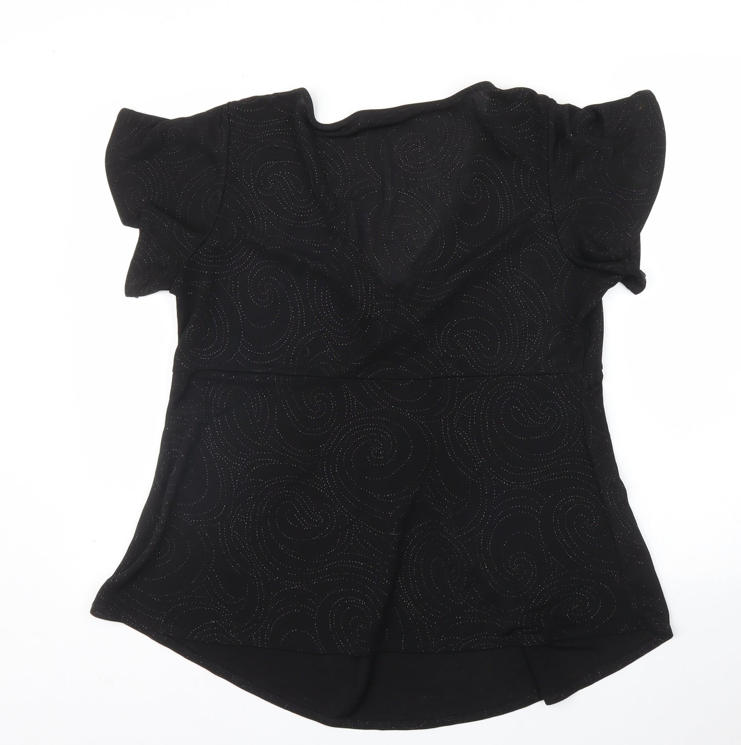 M&S Womens Black   Basic Blouse Size 18