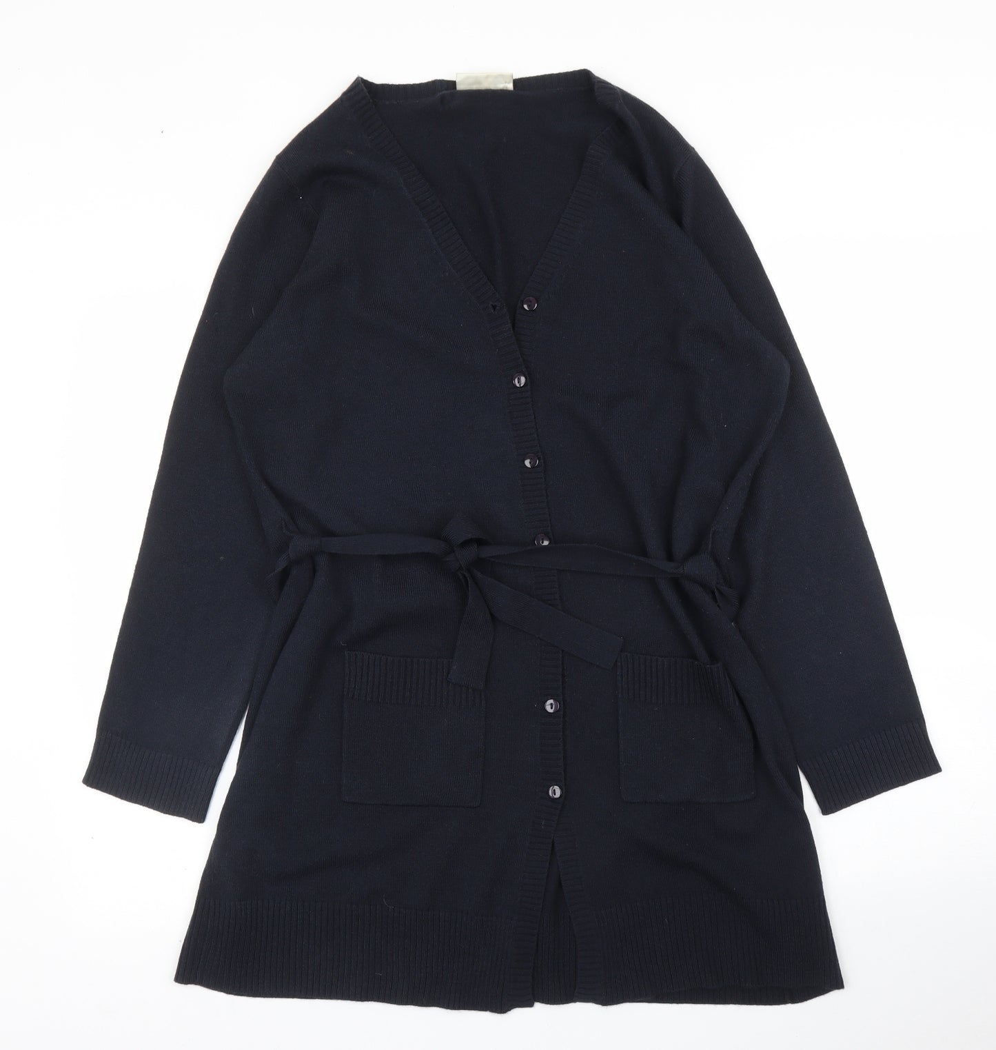 BHS Womens Blue   Cardigan Jumper Size 16