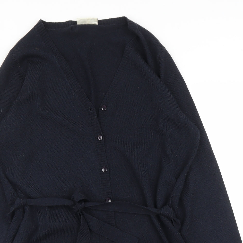 BHS Womens Blue   Cardigan Jumper Size 16