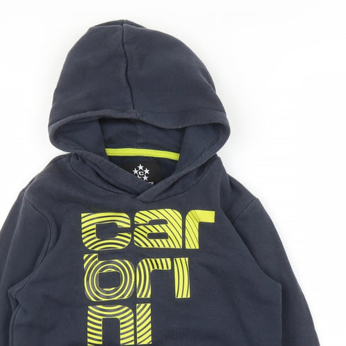 Carbrini Boys Blue   Pullover Hoodie Size 8 Years