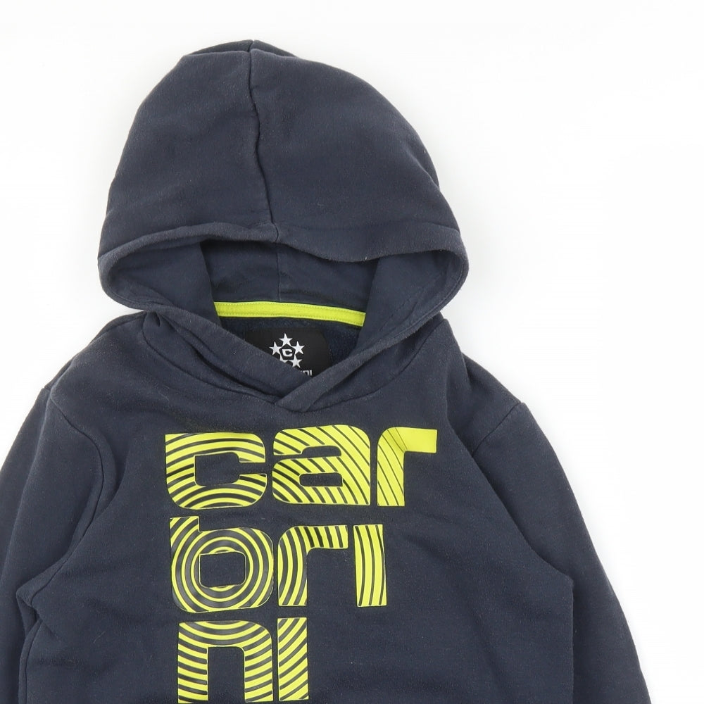 Carbrini Boys Blue   Pullover Hoodie Size 8 Years