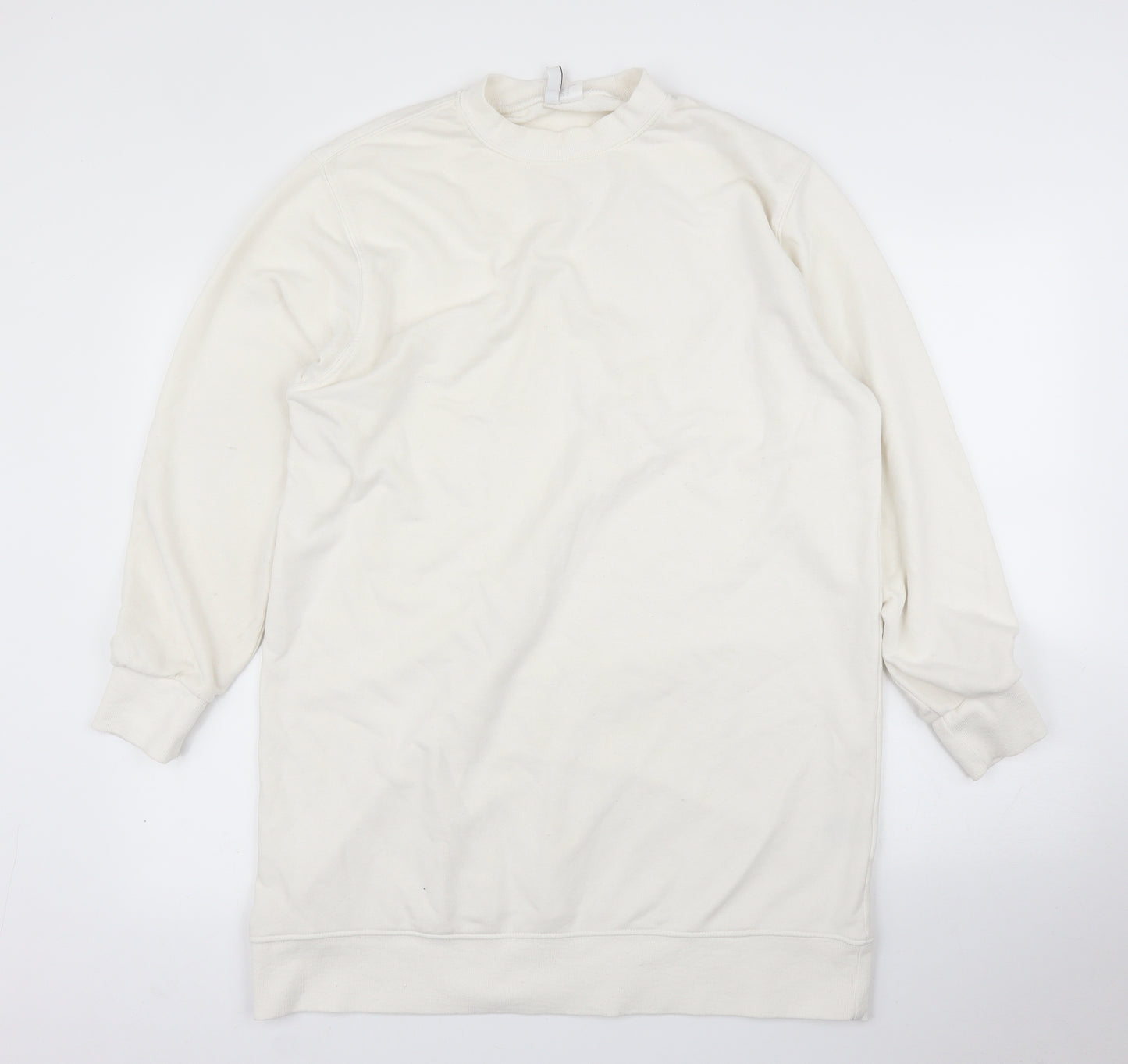 H&M Womens White   Pullover Jumper Size M