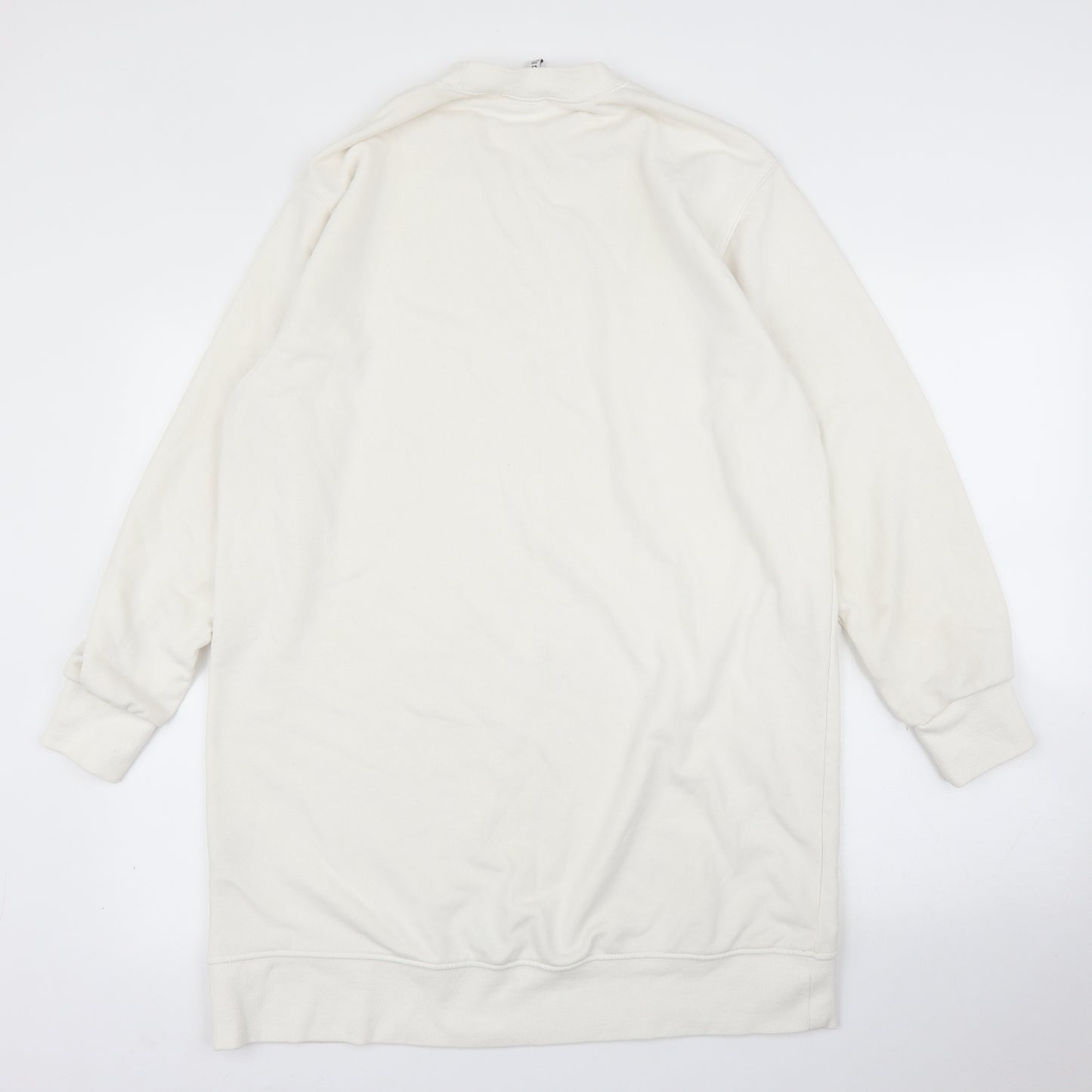 H&M Womens White   Pullover Jumper Size M