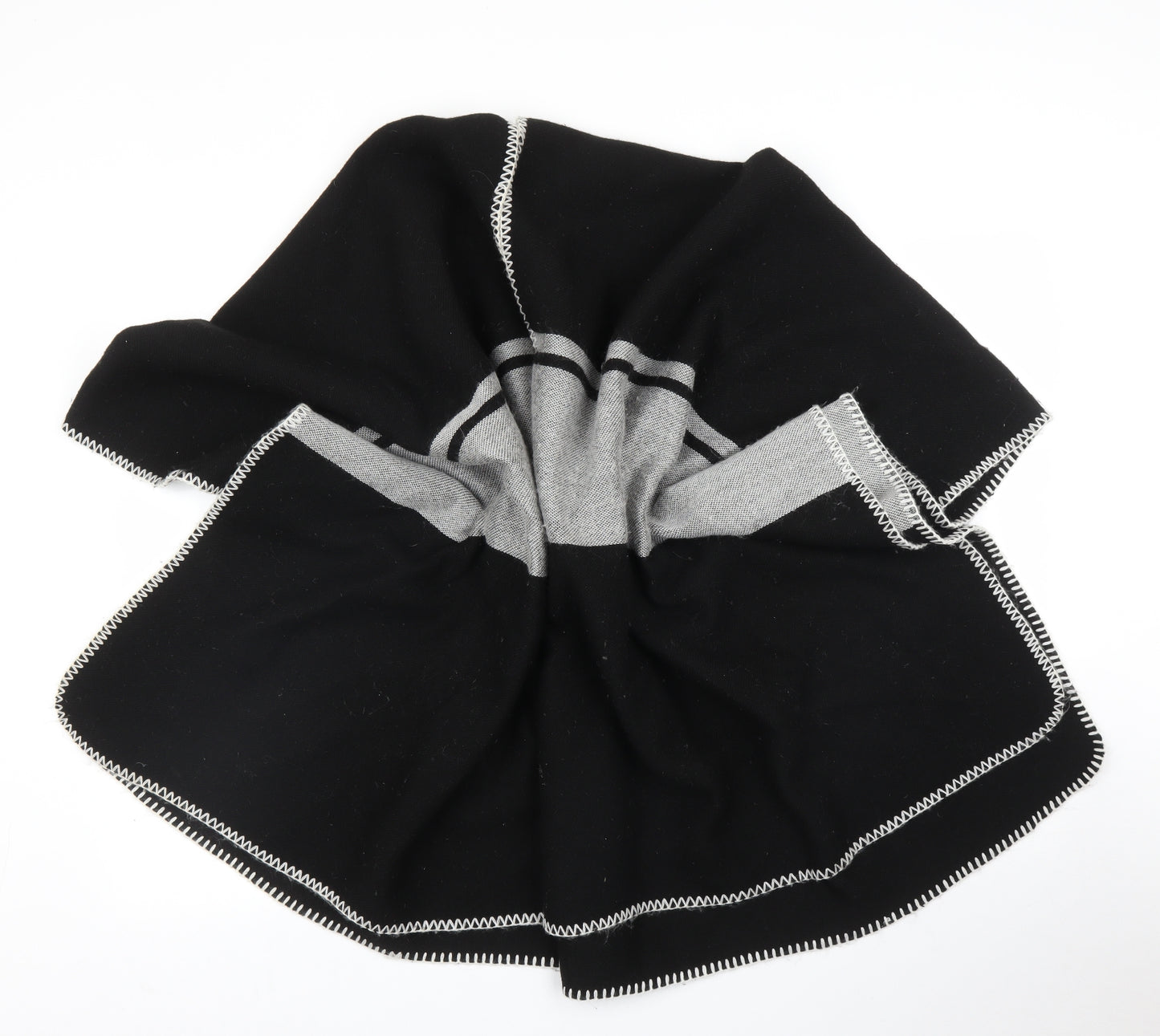W Collection Womens Black   Cape Jumper One Size