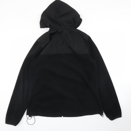 Reflex Mens Black  Fleece Full Zip Hoodie Size L