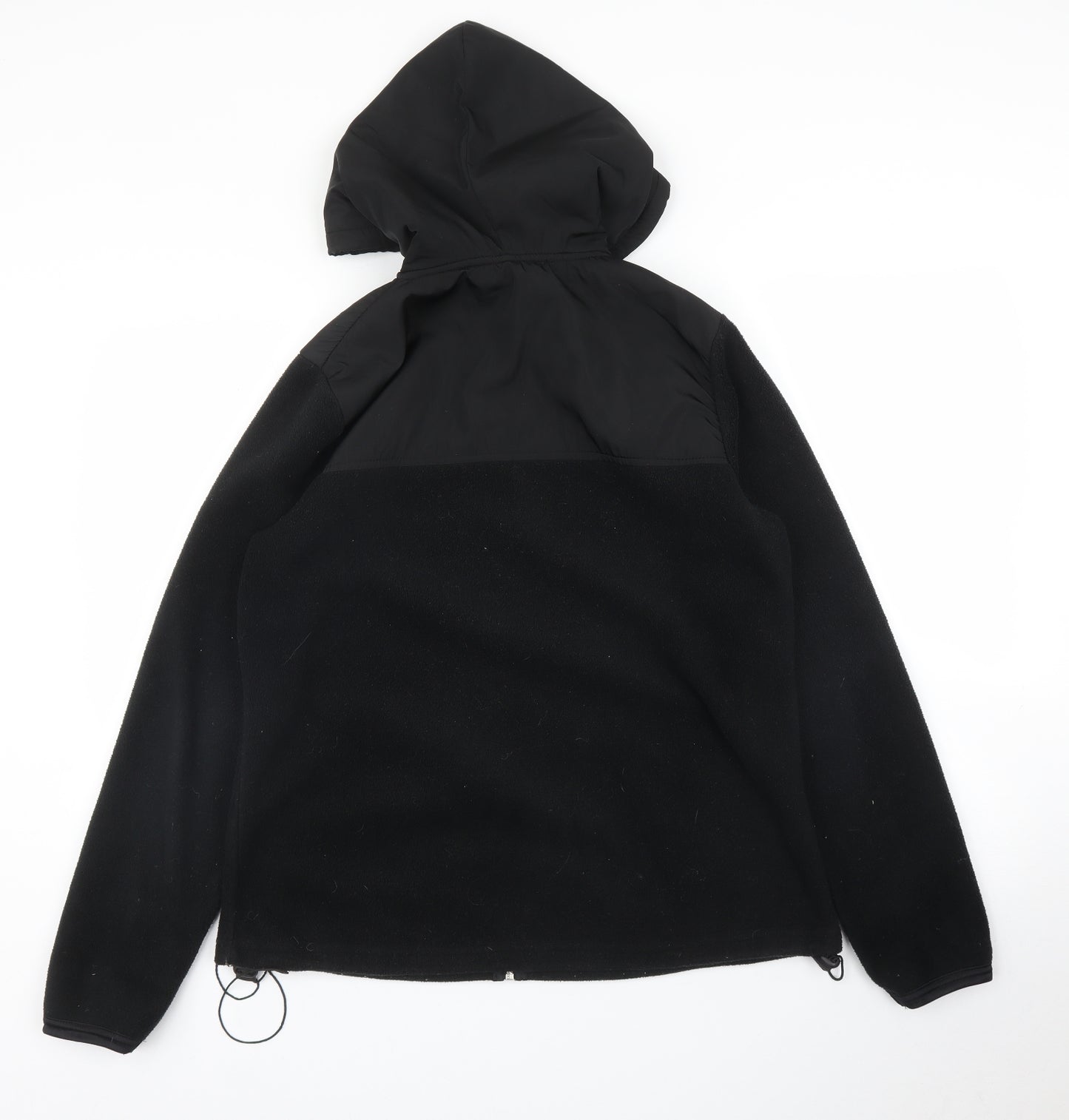 Reflex Mens Black  Fleece Full Zip Hoodie Size L