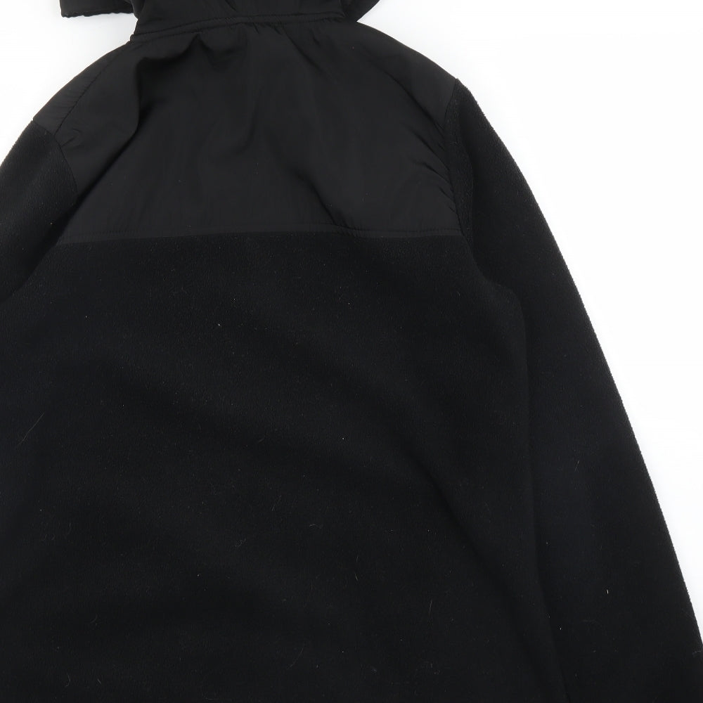 Reflex Mens Black  Fleece Full Zip Hoodie Size L