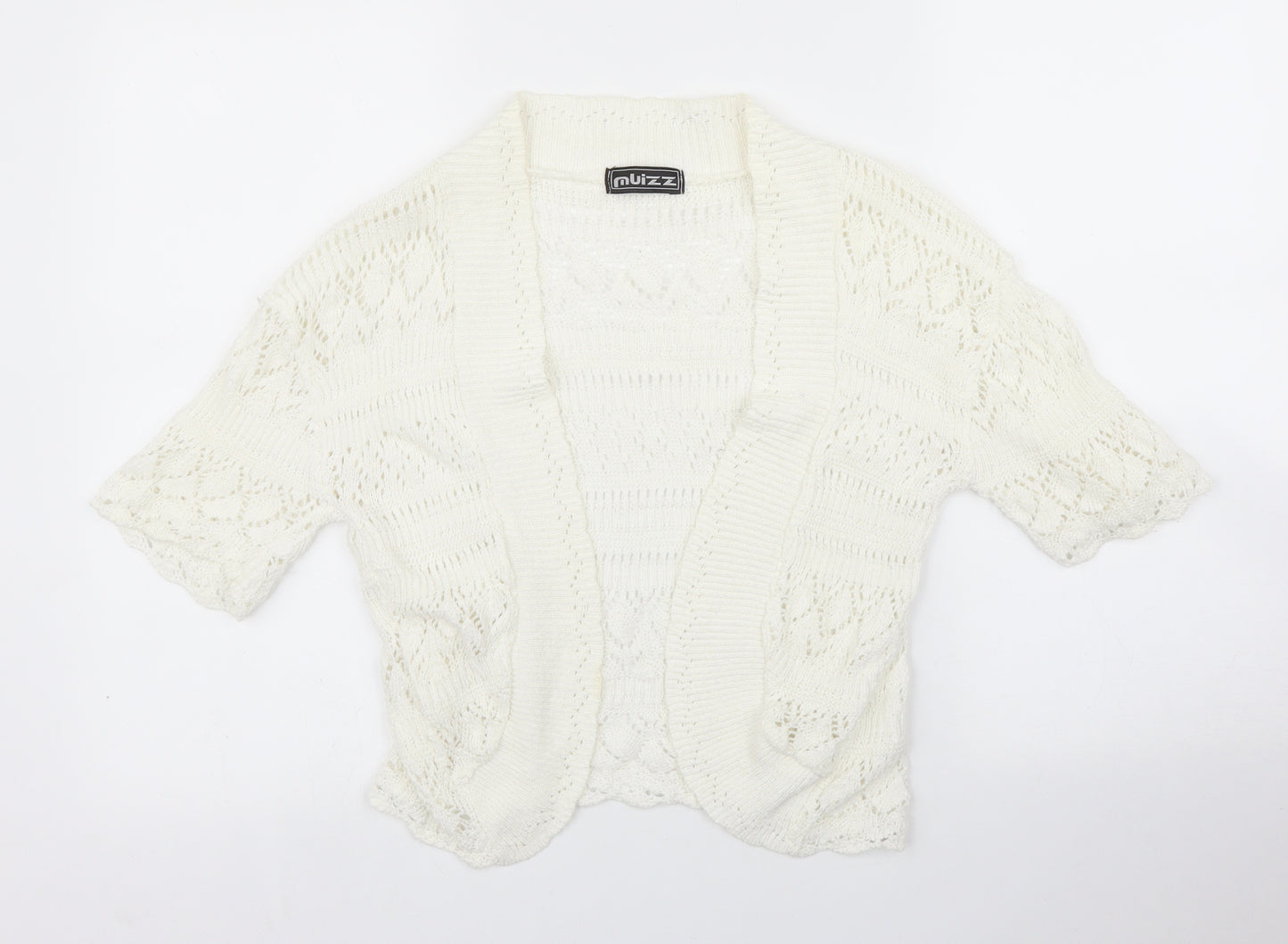Muizz Womens Ivory   Cardigan Jumper Size M