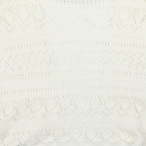 Muizz Womens Ivory   Cardigan Jumper Size M