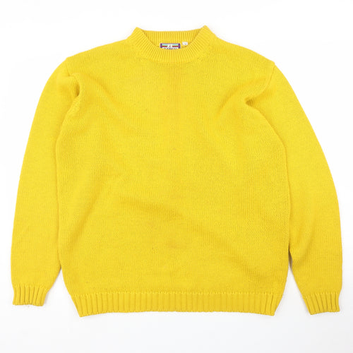 Baresi Womens Yellow   Pullover Jumper Size L