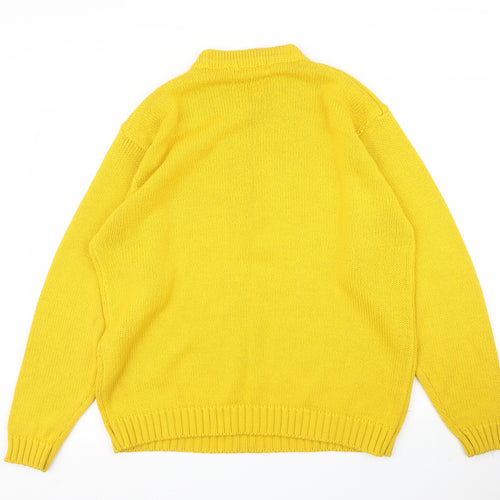 Baresi Womens Yellow   Pullover Jumper Size L