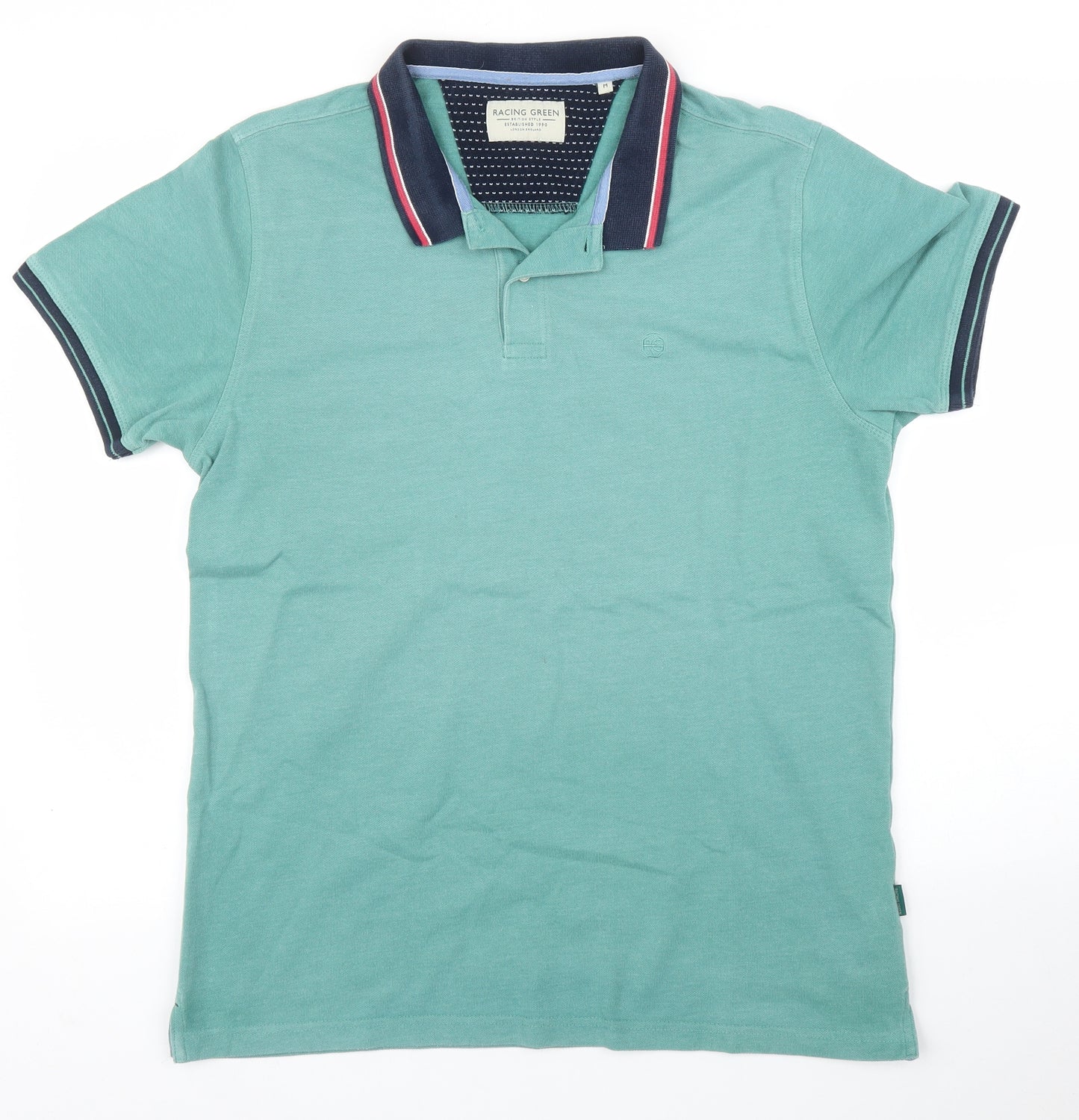 Debenhams Mens Green    Polo Size M