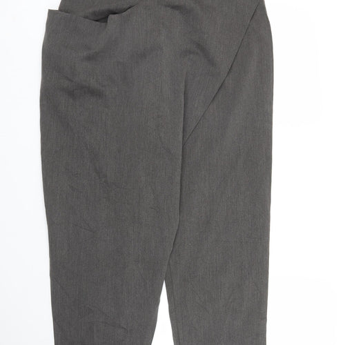 Zanzea Womens Grey  Rayon Trousers  Size L L24 in
