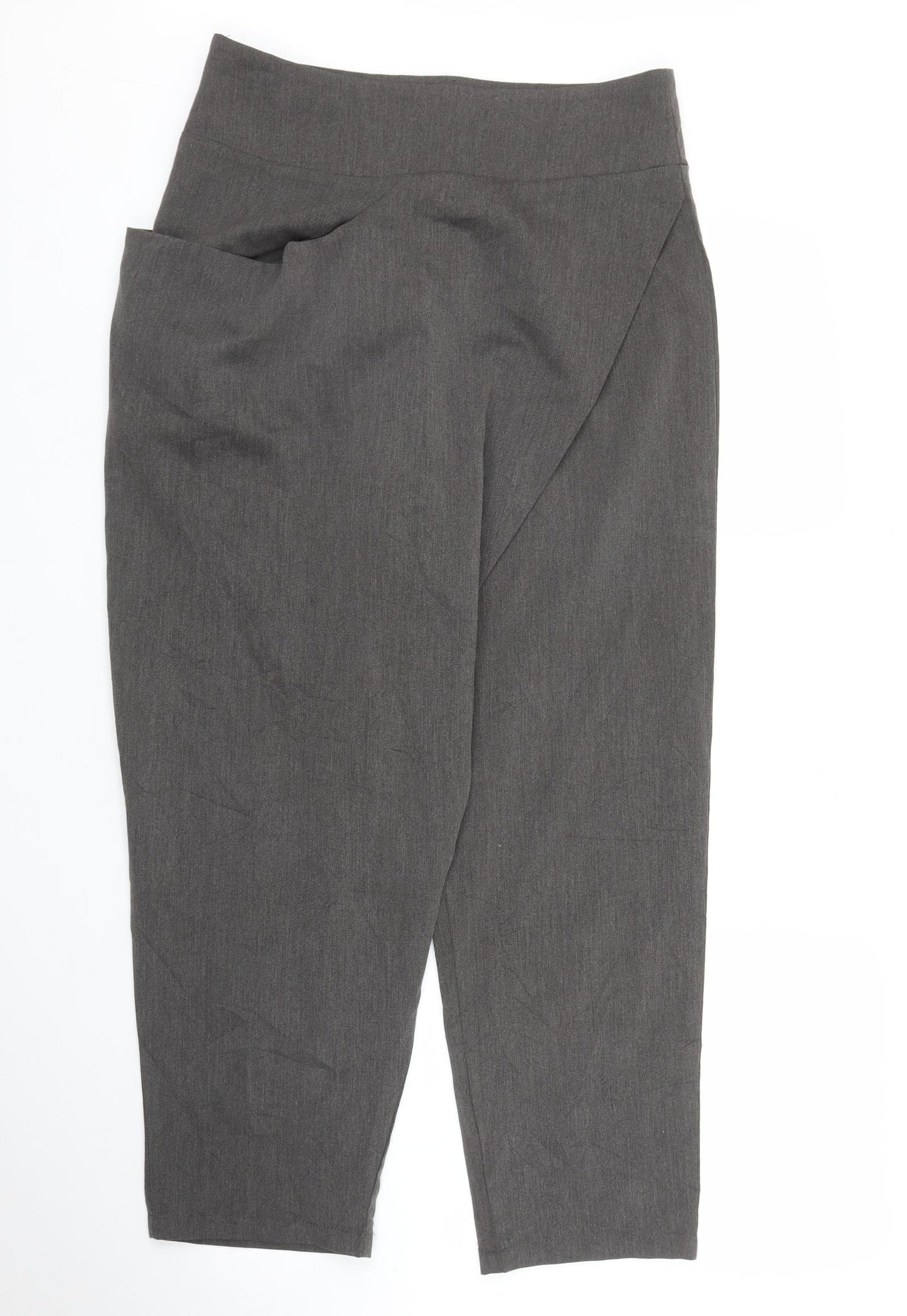 Zanzea Womens Grey  Rayon Trousers  Size L L24 in