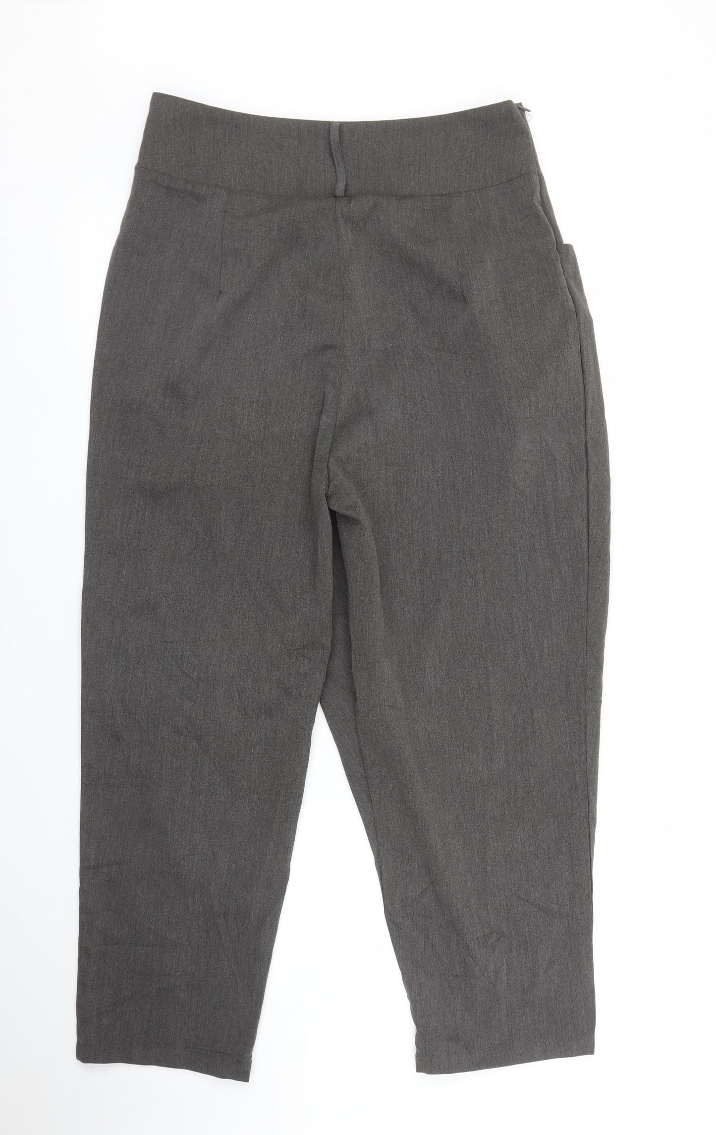 Zanzea Womens Grey  Rayon Trousers  Size L L24 in