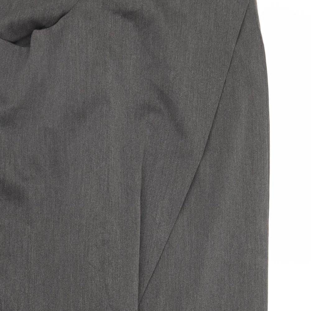 Zanzea Womens Grey  Rayon Trousers  Size L L24 in