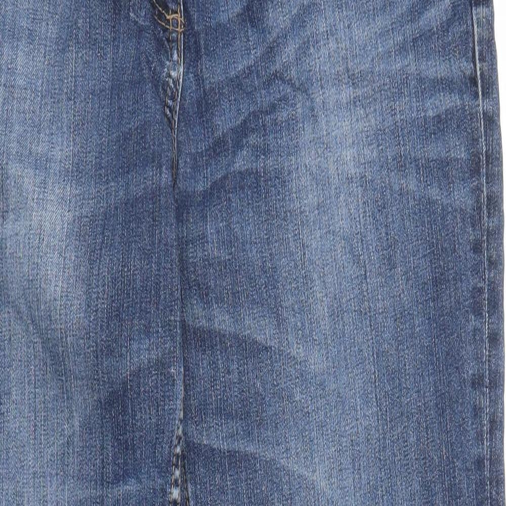 C&A Womens Blue  Denim Straight Jeans Size 16 L31 in