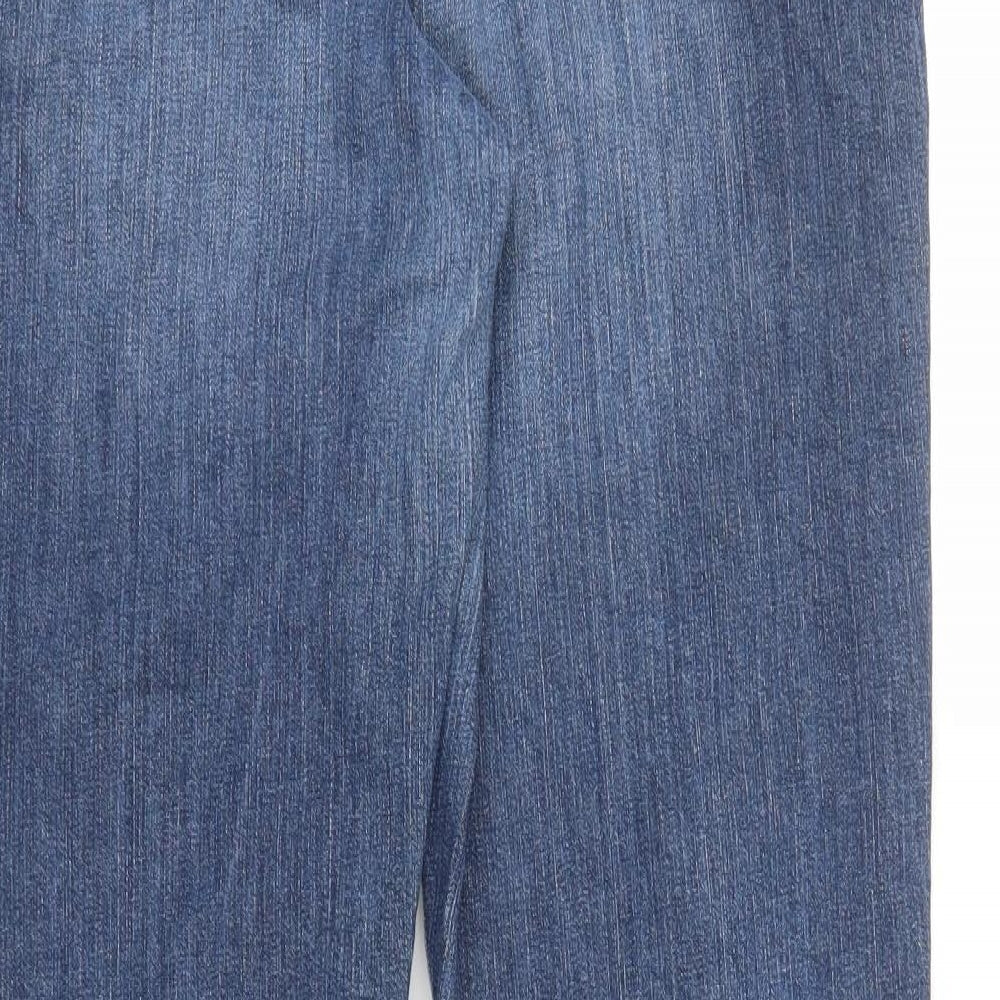 C&A Womens Blue  Denim Straight Jeans Size 16 L31 in