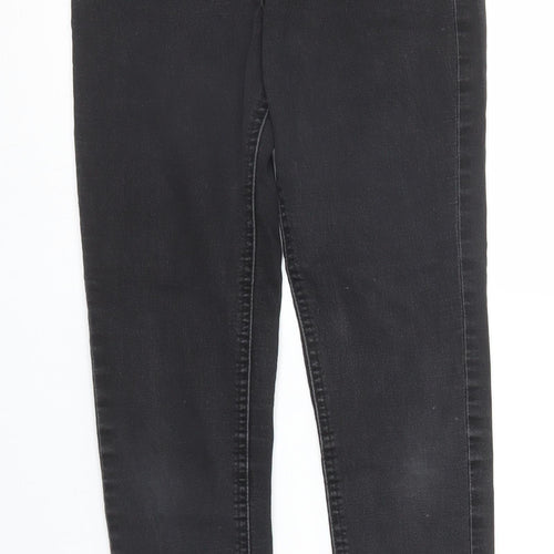 M&S Womens Black  Denim Skinny Jeans Size 8 L26 in