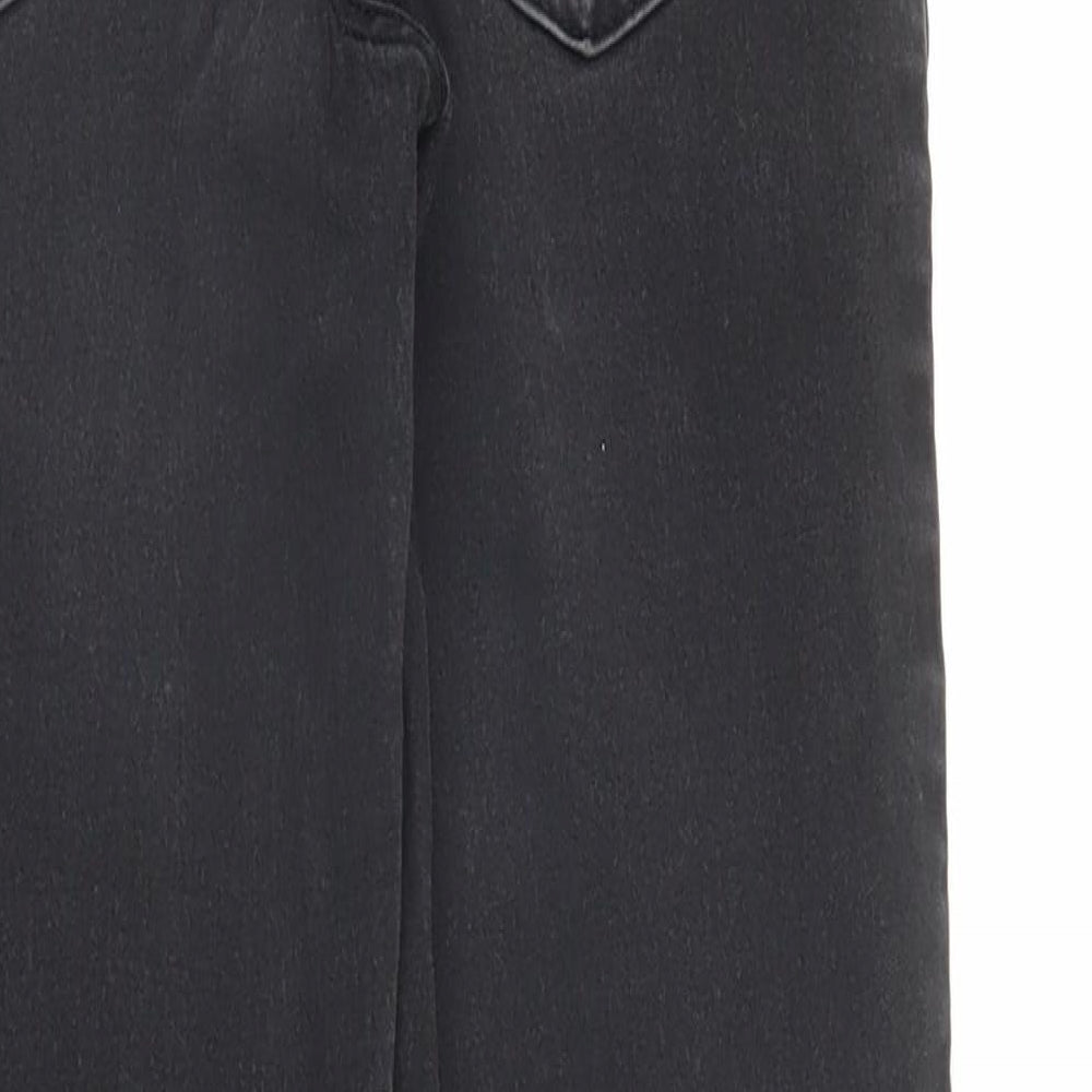M&S Womens Black  Denim Skinny Jeans Size 8 L26 in