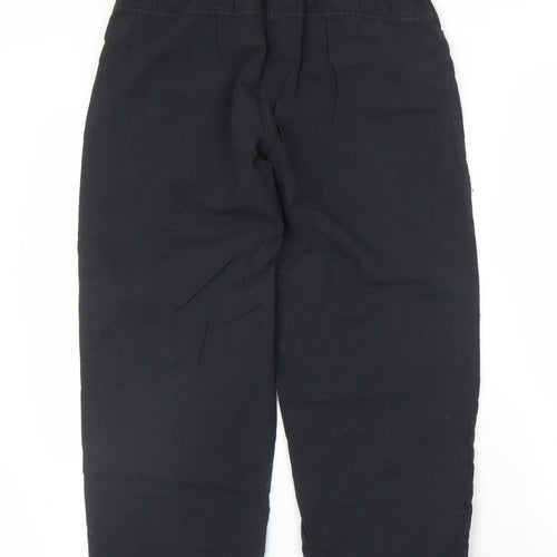 Originals Womens Black   Capri Trousers Size 12 L21 in