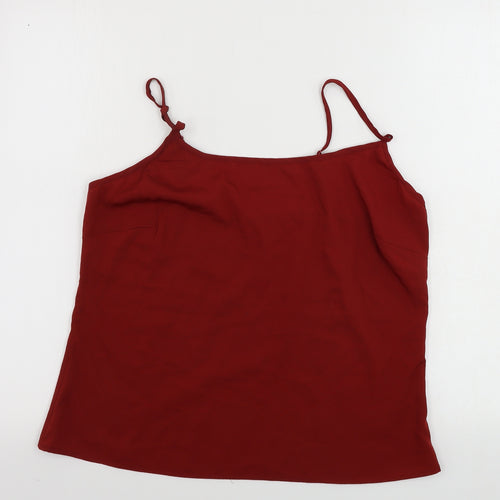 ASOS  Womens Red   Basic Tank Size 12