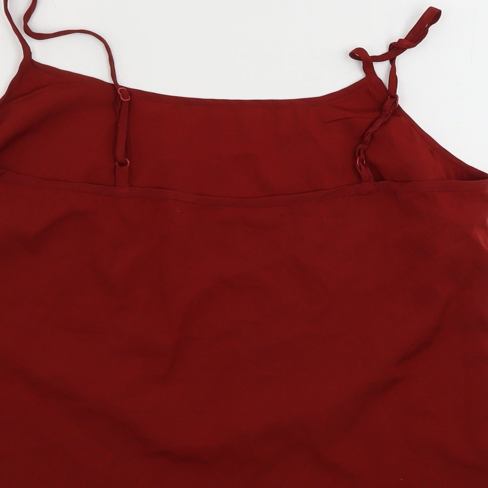 ASOS  Womens Red   Basic Tank Size 12