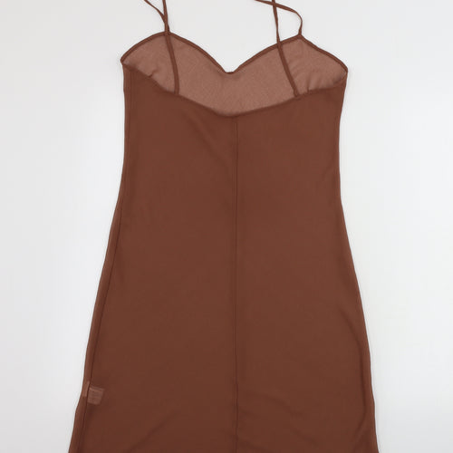 Preworn Womens Brown   Basic Blouse Size M