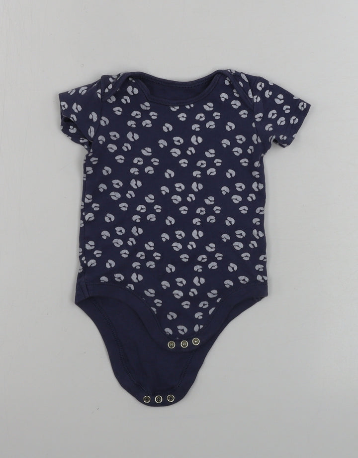 TU Boys Blue Babygrow One-Piece Size 3-6 Months