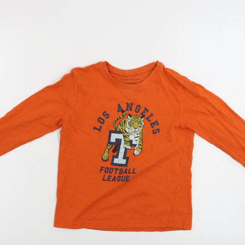 Primark  Boys Red   Basic T-Shirt Size 6-7 Years