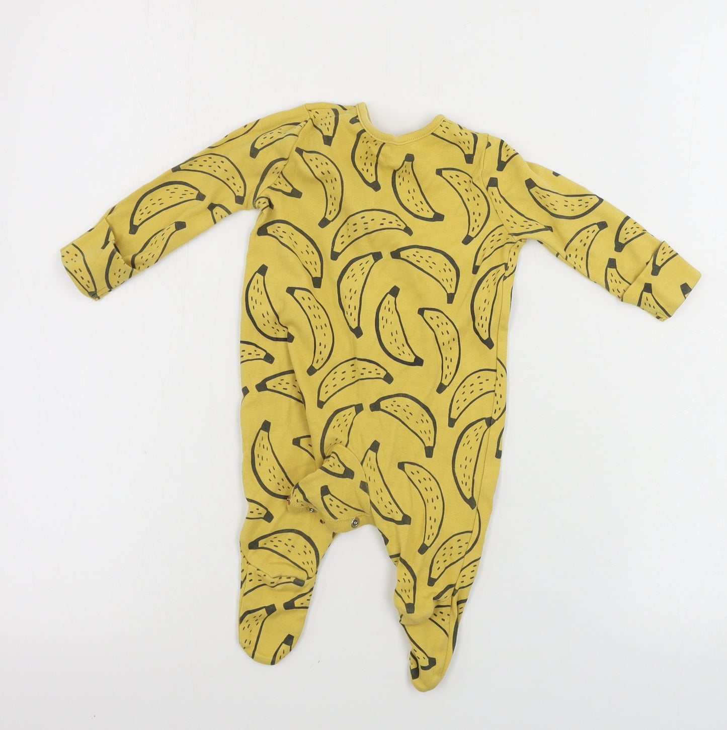 TU Boys Yellow   Babygrow One-Piece Size 0-3 Months