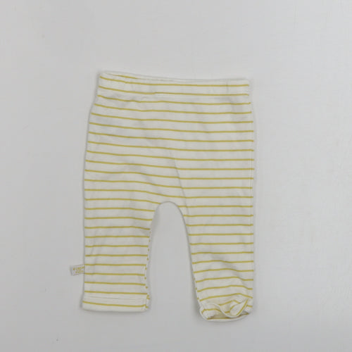 Disney Girls White Spotted  Jogger Leggings Size 3-6 Months