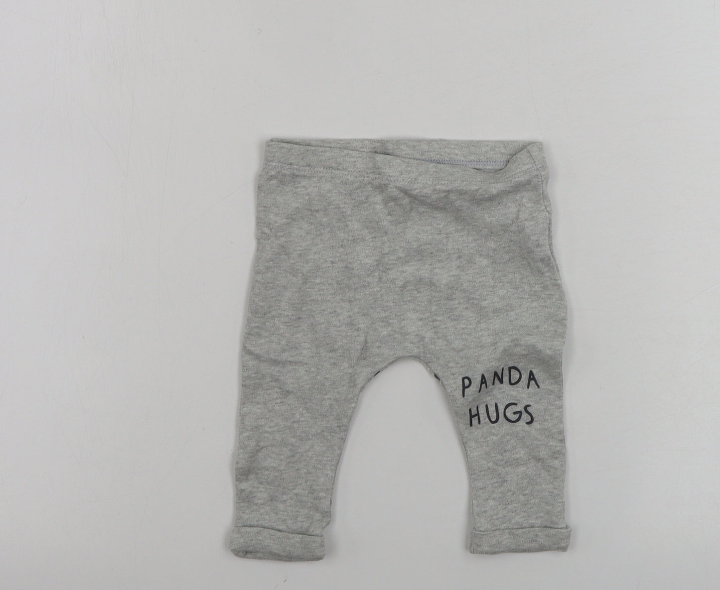 F&F  Boys Grey   Jogger Trousers Size 3-6 Months