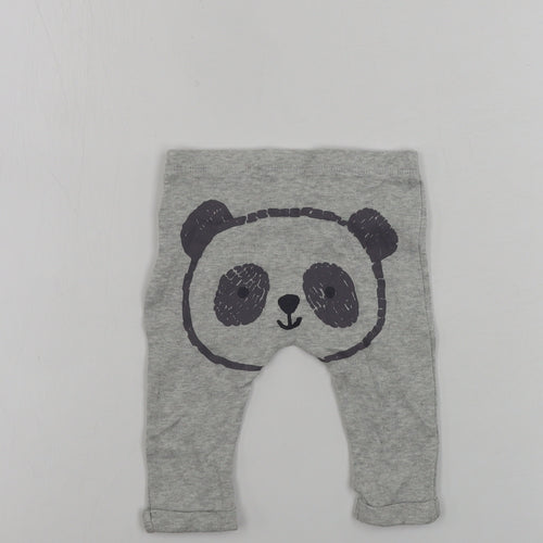 F&F  Boys Grey   Jogger Trousers Size 3-6 Months