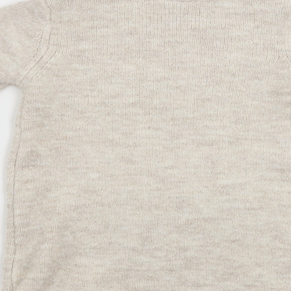 TU Girls Beige   Jumper Dress  Size 2 Years