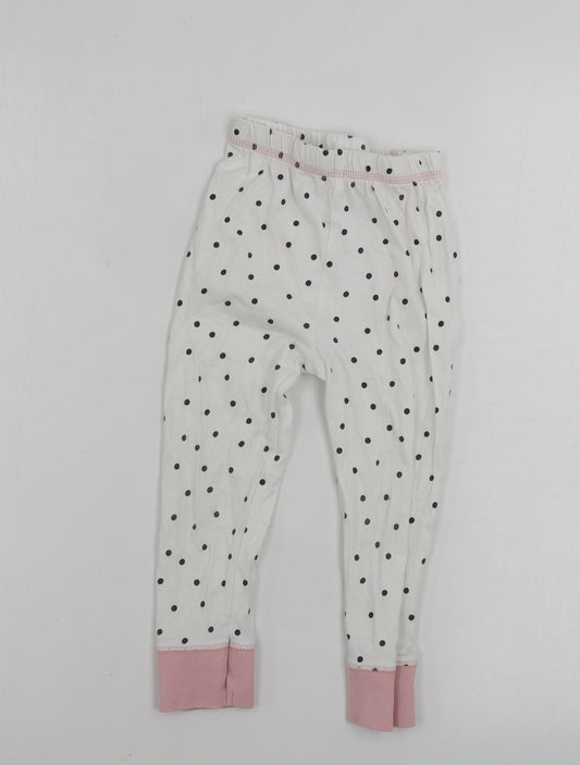 TU Girls White   Sweatpants Trousers Size 2-3 Years