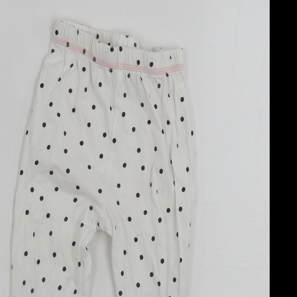 TU Girls White   Sweatpants Trousers Size 2-3 Years