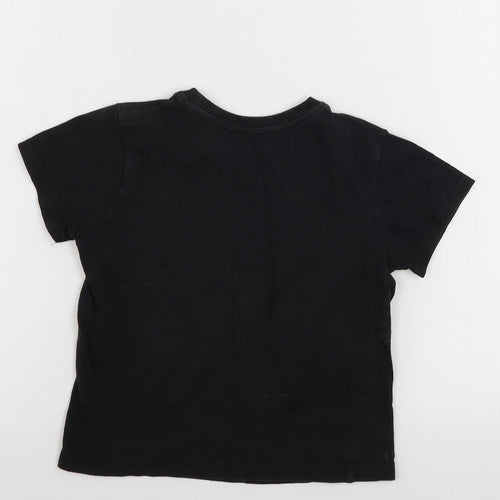 Primark  Boys Black   Basic T-Shirt Size 5-6 Years