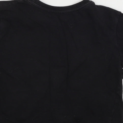 Primark  Boys Black   Basic T-Shirt Size 5-6 Years