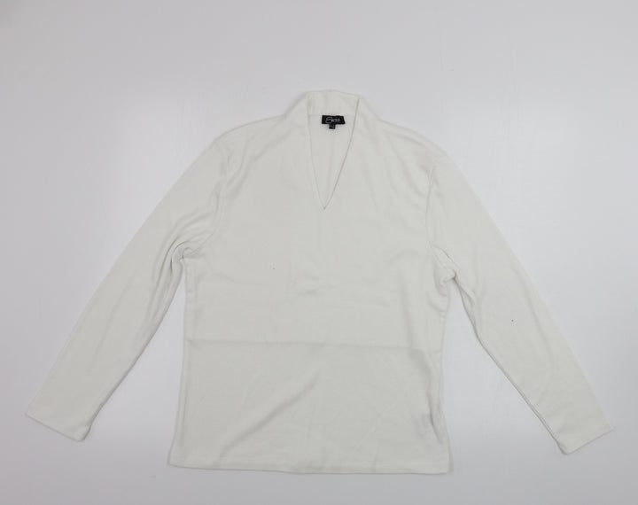 Emreco Womens Ivory Pullover Jumper Size 18