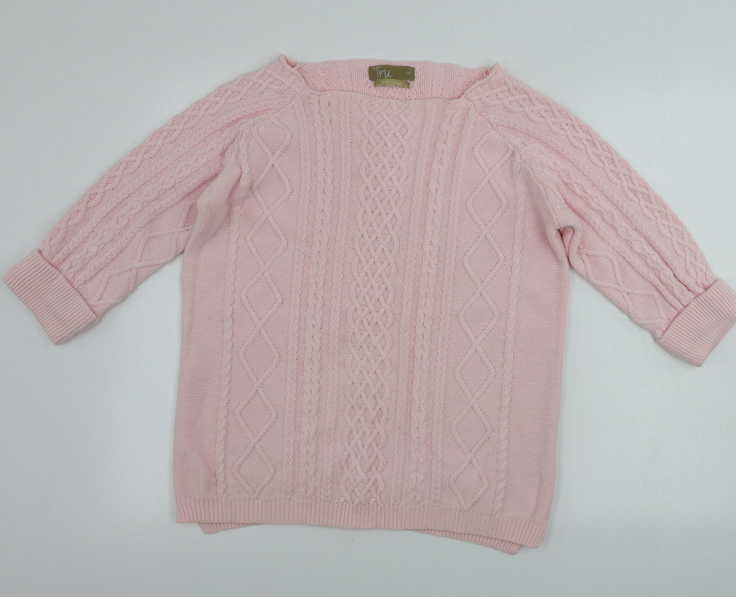 TRU  Womens Pink   Pullover Jumper Size M