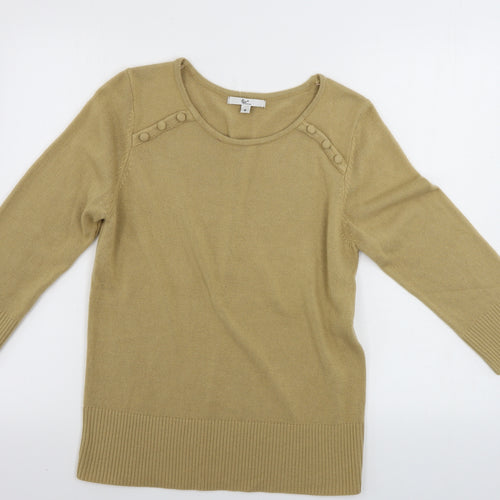 Klass Womens Beige   Pullover Jumper Size M